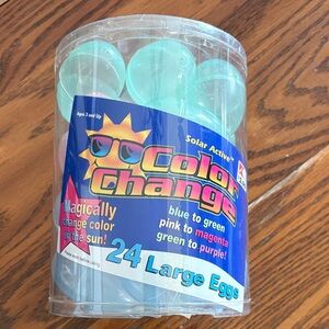 Vintage NEW Color Change Easter Eggs - 24 Large Eggs